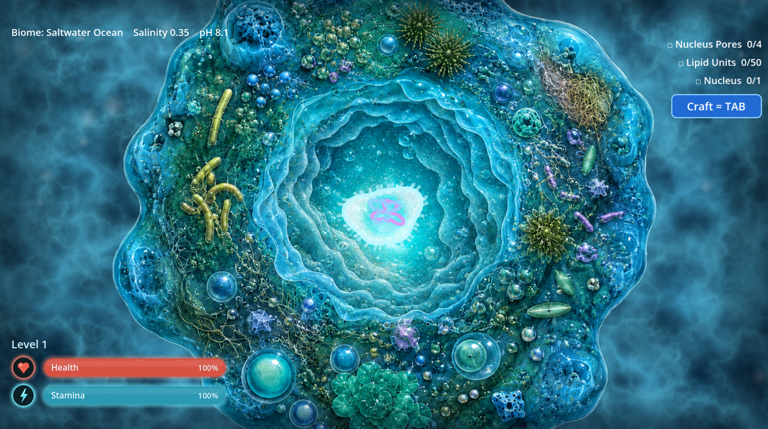 The starting lair in Salty